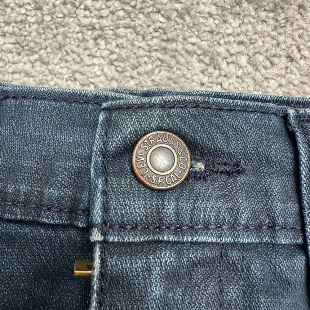 Levi's 511 Straight Leg Slim Fit Denim Jeans Mens 31x32 Dark Wash Cotton Casual